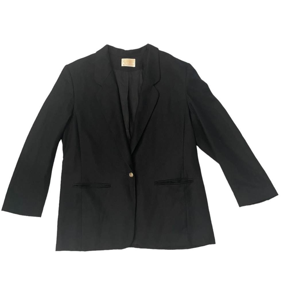 PENDLETON | Black Wool Blazer | Size 18